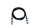 OMNITRONIC XLR cable 3pin 0.5m bk