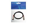 OMNITRONIC XLR Kabel 3pol 1,5m sw/rt