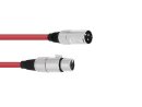 OMNITRONIC XLR cable 3pin 5m rd