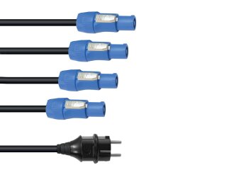 EUROLITE P-Con Power Cable 1-4. 3x2.5mm²