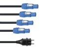 EUROLITE P-Con power cable 1-4, 3x2,5mm²
