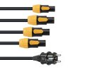 EUROLITE IP T-Con Netzkabel 1-4, 3x2,5mm²