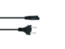 OMNITRONIC Euro Power Cable 1.5m bk