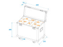 ROADINGER Flightcase 2x TMH XB-280