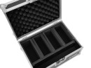 ROADINGER Flightcase EC-4AC 4x AKKU Flat Light Series