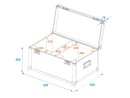 ROADINGER Flightcase 2x LED THA-150F Theater Spot