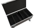 ROADINGER Flightcase 4x Audience Blinder 2x100W with wheels