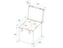 ROADINGER Flightcase 1x B-40 HCL/Laser