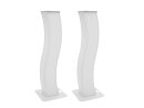 EUROLITE 2x Stage Stand 150cm curved incl. Cover and Bag, white