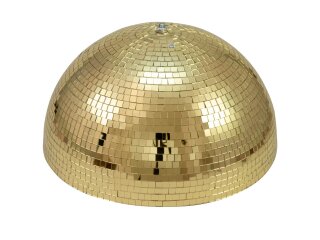 EUROLITE Half Mirror Ball 40cm gold motorized