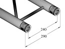 ALUTRUSS BILOCK BQ2-S210 2-Punkt-Traverse sw