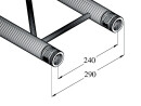 ALUTRUSS BILOCK BQ2-S500 2-way Cross Beam bk