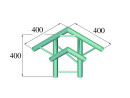 ALUTRUSS DECOLOCK DQ2-SPAL31H 3-Weg Ecke 90° sw