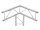 ALUTRUSS DECOLOCK DQ2-PAL31V 3-Weg Ecke 90° 500mm Version