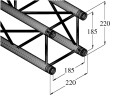 ALUTRUSS DECOLOCK DQ4-S1000 4-Way Cross Beam bk