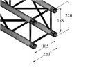 ALUTRUSS DECOLOCK DQ4-S4000 4-Way Cross Beam bk