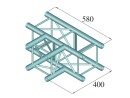 ALUTRUSS DECOLOCK DQ4-SPAT35 3-Weg T-Stück 90° sw