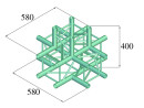 ALUTRUSS DECOLOCK DQ4-SPAT51 5-Weg Ecke sw