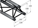 ALUTRUSS DECOLOCK DQ3-S750 3-way Cross Beam bk