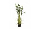 EUROPALMS Evergreen shrub with grass, artificial plant,...