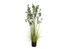 EUROPALMS Evergreen shrub with grass, artificial plant, 152cm