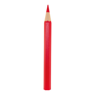 Buntstift aus Styropor     Groesse: 90x7cm    Farbe: rot