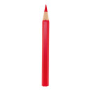Buntstift aus Styropor     Groesse: 90x7cm    Farbe: rot