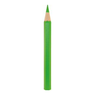 Coloured pencil out of styrofoam     Size: 90x7cm    Color: green