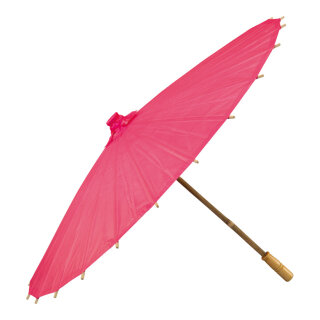 Paper umbrella wood     Size: Ø 80cm    Color: fuchsia