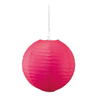 Papierlaterne      Groesse: Ø 30cm    Farbe: fuchsia