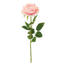 Rose with stem out of artificial silk/plastic     Size:...