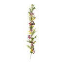 Garland with butterflies and flowers out of...