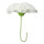 Blossom head umbrella out of foam, with 40cm stem     Size: 80cm    Color: white