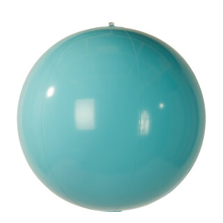 Strandball aus PVC, aufblasbar     Groesse: Ø 40cm    Farbe: hellblau