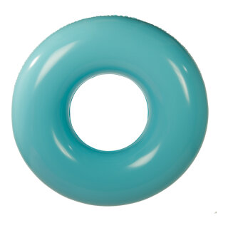 Swim ring out of PVC, inflatable     Size: Ø 90cm    Color: light blue