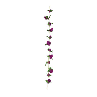 Lilac garland out of plastic/artificial silk     Size: 180cm    Color: purple/green