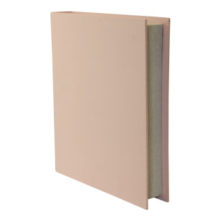 Buch aus Pappe, selbststehend     Groesse: 30x25x5cm    Farbe: rosa