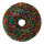 Donut aus Styropor, Rückseite flach     Groesse: 20x5cm    Farbe: braun/bunt