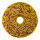Donut aus Styropor, Rückseite flach     Groesse: 20x5cm    Farbe: gelb/bunt