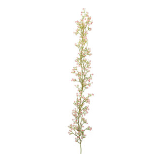 Babys breath garland out of plastic     Size: 120cm    Color: green/pink