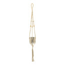 Hanging basket macrame  - Material: out of cotton -...