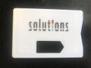 RFID Anti-Skimming-Kartenhalter Farbe: weiß - Design: Solutions