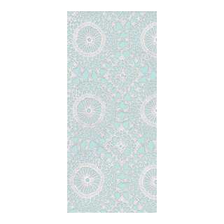 Banner "Crochet pattern" fabric - Material:  - Color: white - Size: 180x90cm