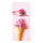 Banner "raspberry ice cream" fabric - Material:  - Color: pink/multicoloured - Size: 180x90cm