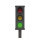 Banner "traffic light" fabric - Material:  - Color: multicoloured - Size: 180x90cm