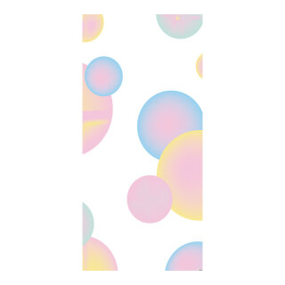 Banner "Bubbles" fabric - Material:  - Color: multicoloured - Size: 180x90cm