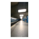 Motivdruck "U-Bahn" aus Stoff   Info: SCHWER...
