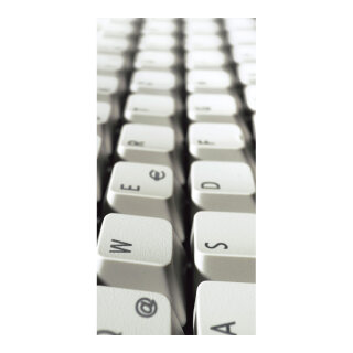 Banner "Computer Keyboard" paper - Material:  - Color: black/mulitcoloured - Size: 180x90cm