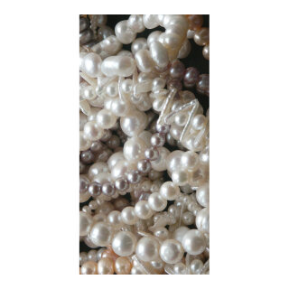 Banner "Beads" fabric - Material:  - Color: white/pearl - Size: 180x90cm