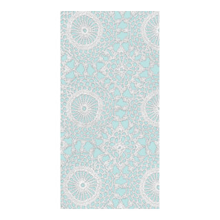 Motivdruck "Häkelmuster",  Größe: 180x90cm Farbe: weiß   #